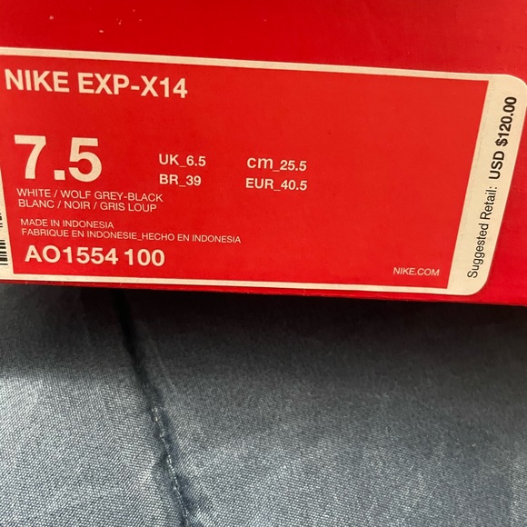 Nike x-14 limited edition new in box size 7.5 men - Picture 2 of 9